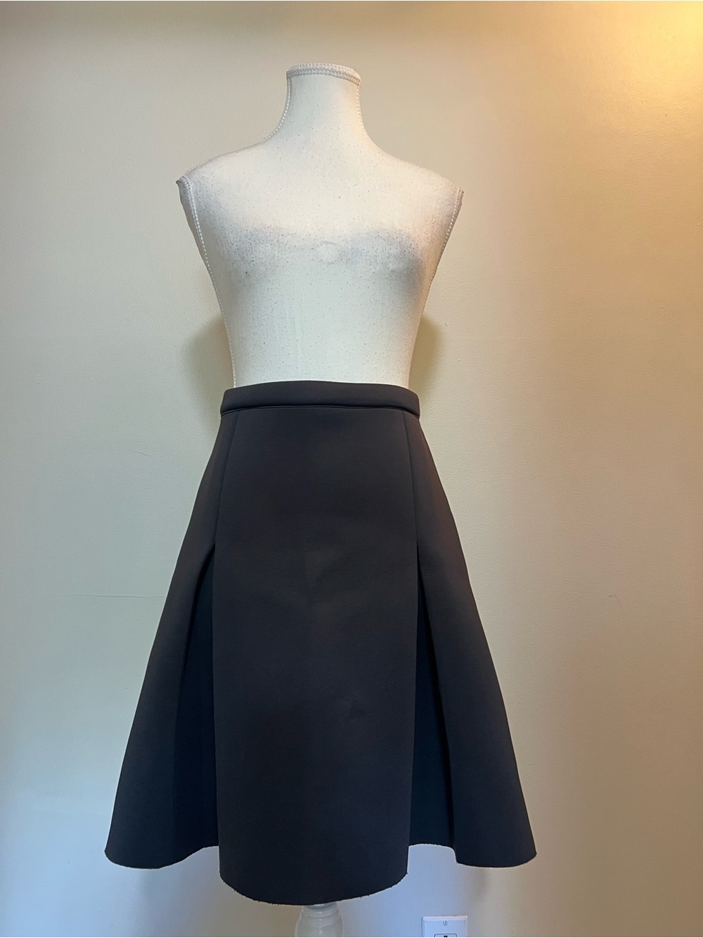 Allen B. by Allen Schwartz Black A-Line Skirt